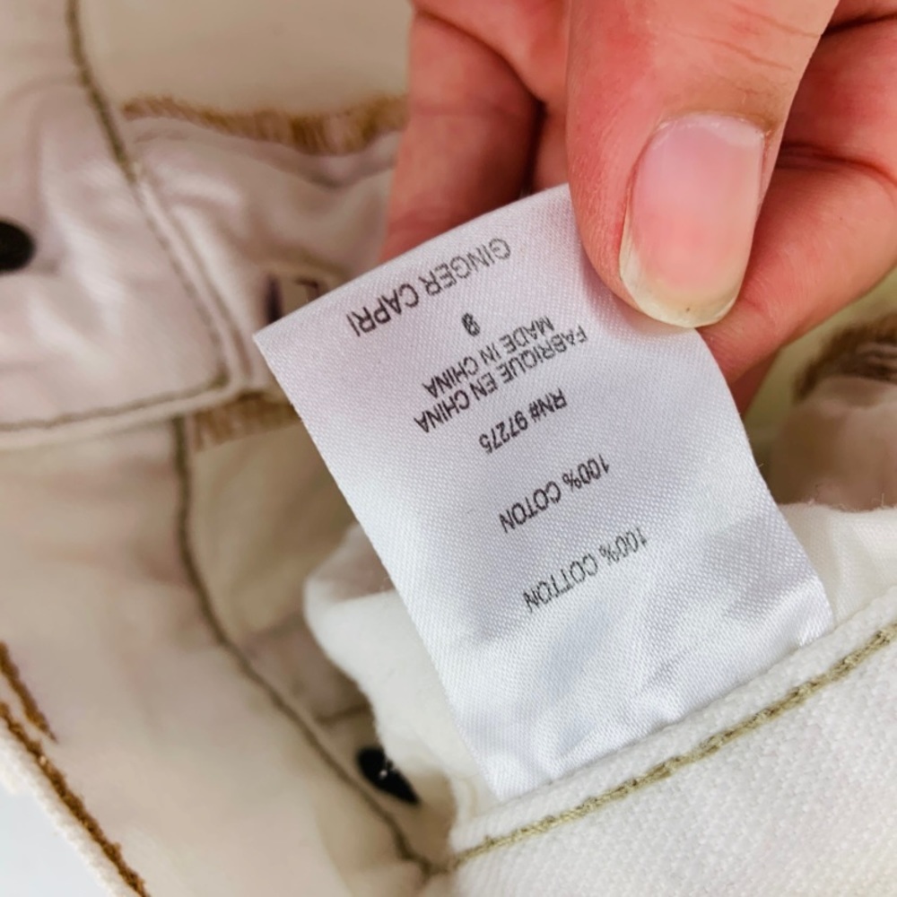 Fox White Women’s Jeans with Brown Pocket Accent - Picture 8 of 8